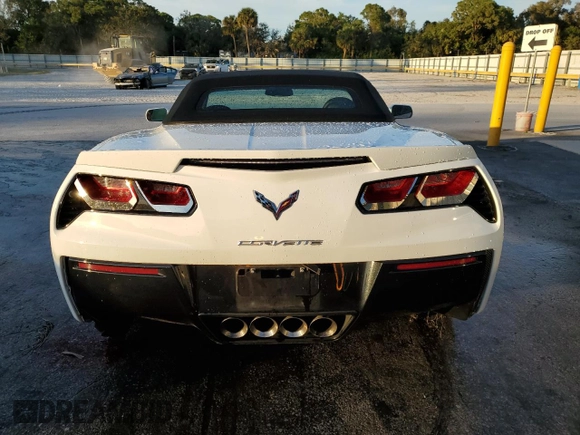 2014 Chevrolet Corvette 3LT with VIN 1G1YF3D78E5117872, listed as a Copart auction lot 83312754 with 77,507 mi miles and Non Repairable. Bid and sale history available at carsss.com. Image 6.