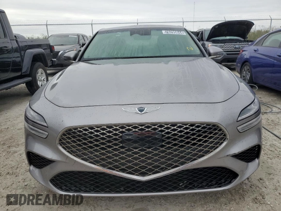 2023 Genesis G70 2.0T with VIN KMTG34TA5PU131494, listed as a Copart auction lot 76295844 with Not Provided miles and Non Repairable. Bid and sale history available at DreamBid. Image 5.