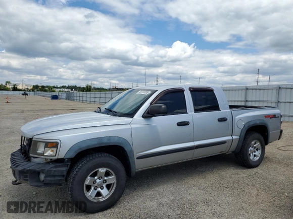 2008 Dodge Dakota with VIN 1D7HW78N58S550147, listed as a Copart auction lot 58793855 with 126,970 mi miles and Salvage title. Bid and sale history available at DreamBid. Image 1.