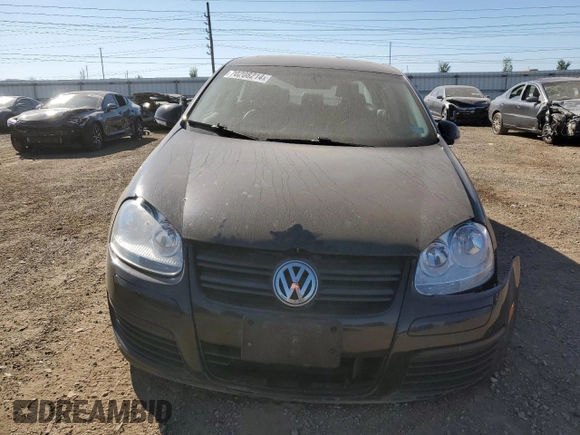 2010 Volkswagen Jetta Wolfsburg Edition with VIN 3VWRJ7AJ0AM047481, listed as a Copart auction lot 70208214 with Not provided miles and Salvage title. Bid and sale history available at DreamBid. Image 5.