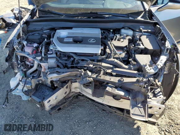 2020 Lexus UX with VIN JTHP9JBHXL2024195, listed as a Copart auction lot 48470575 with 58,500 mi miles and Salvage Title. Bid and sale history available at carsss.com. Image 12.