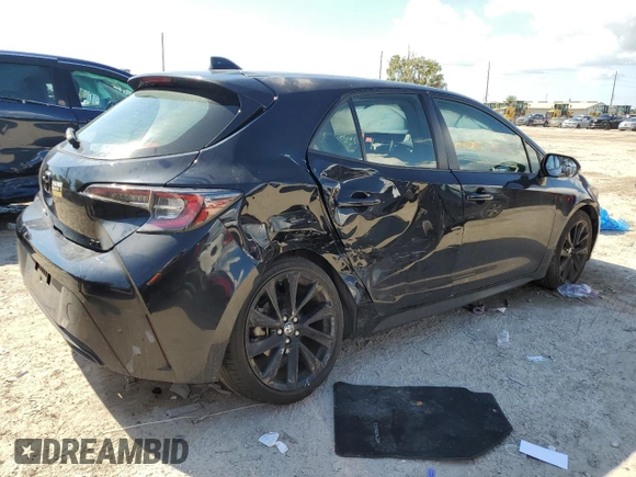2022 Toyota Corolla Hatchback SE with VIN JTND4MBEXN3163326, listed as a Copart auction lot 72441564 with 54,761 mi miles and Non Repairable. Bid and sale history available at carsss.com. Image 3.