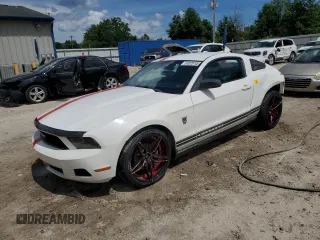 2010 Ford Mustang V6 with VIN 1ZVBP8AN1A5158085, listed as a Copart auction lot 61070745 with Not provided miles and Salvage title. Bid and sale history available at DreamBid. Image 1.