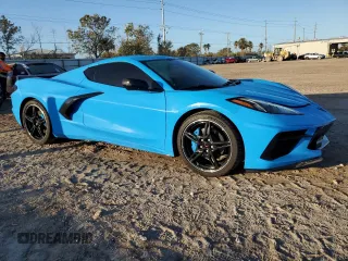 2021 Chevrolet Corvette 1LT with VIN 1G1YA2D42M5113717, listed as a Copart auction lot 77167694 with 9,190 mi miles and Non Repairable. Bid and sale history available at carsss.com. Image 4.