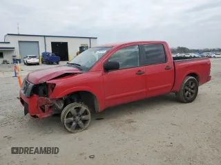 2012 Nissan Titan SV with VIN 1N6BA0EK4CN319941, listed as a Copart auction lot 43640705 with 210,885 mi miles and Salvage Title. Bid and sale history available at carsss.com. Image 1.