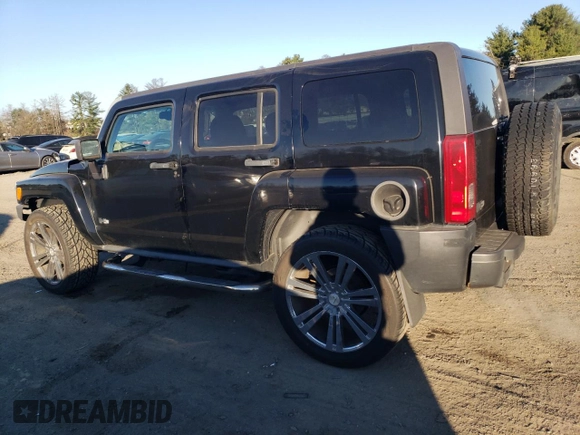 2007 Hummer H3 SUV with VIN 5GTDN13E578124088, listed as a Copart auction lot 49631365 with 192,864 mi miles and Salvage Title. Bid and sale history available at carsss.com. Image 2.