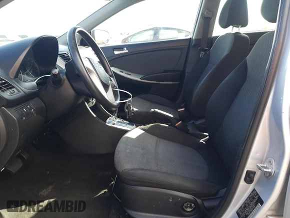 2014 Hyundai Accent GS with VIN KMHCT5AE6EU149410, listed as a Copart auction lot 53812095 with 112,124 mi miles and Salvage title. Bid and sale history available at DreamBid. Image 7.