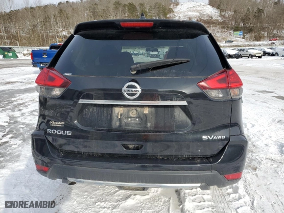 2017 Nissan Rogue SL with VIN 5N1AT2MV7HC852493, listed as a Copart auction lot 89066375 with 146,342 mi miles and Salvage Title. Bid and sale history available at carsss.com. Image 6.