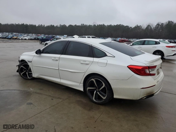 2018 Honda Accord Sedan Sport 1.5T with VIN 1HGCV1F33JA072040, listed as a Copart auction lot 44643885 with 140,466 mi miles and Salvage Title. Bid and sale history available at carsss.com. Image 2.