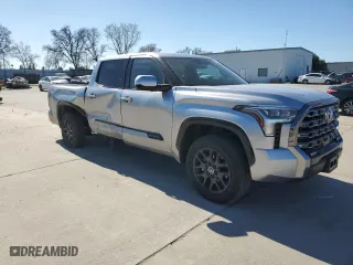 2024 Toyota Tundra 4WD Platinum with VIN 5TFNA5DB5RX152811, listed as a Copart auction lot 46253425 with 22,776 mi miles and Salvage Title. Bid and sale history available at carsss.com. Image 4.
