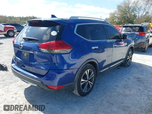 2017 Nissan Rogue SL with VIN JN8AT2MT6HW139347, listed as a IAAI auction lot 41771728 with 215,809 mi miles and . Bid and sale history available at DreamBid. Image 4.