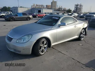2002 Lexus SC 430 with VIN JTHFN48Y320026672, listed as a Copart auction lot 60040775 with Not provided miles and Salvage title. Bid and sale history available at DreamBid. Image 1.