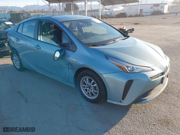 2019 Toyota Prius L Eco with VIN JTDKARFU3K3084191, listed as a IAAI auction lot 41732381 with 179,430 mi miles. Bid and sale history available at carsss.com. Image 1.