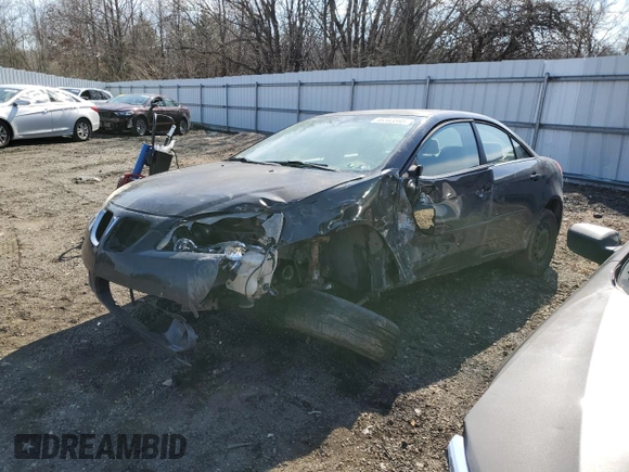2007 Pontiac G6 1SV Value Leader with VIN 1G2ZF58BX74273138, listed as a Copart auction lot 46343345 with Not Provided miles and Salvage Title. Bid and sale history available at carsss.com. Image 1.