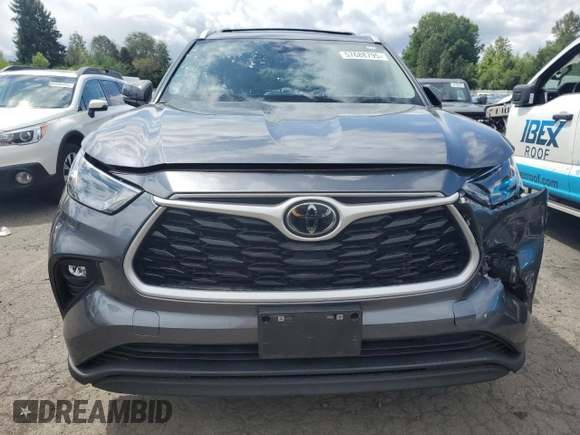 2023 Toyota Highlander L with VIN 5TDKDRBH3PS042321, listed as a Copart auction lot 57688795 with 19,973 mi miles and Salvage title. Bid and sale history available at DreamBid. Image 5.