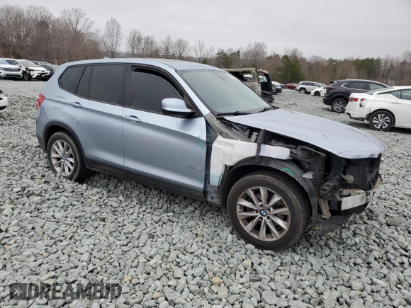 2013 BMW X3 xDrive28i with VIN 5UXWX9C50D0A12772, listed as a Copart auction lot 46727065 with 151,749 mi miles and Salvage Title. Bid and sale history available at carsss.com. Image 4.