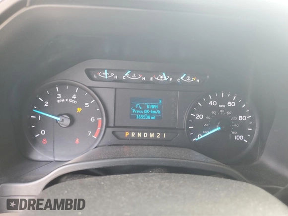 2018 Ford F-250 XL with VIN 1FT7W2B66JEB16396, listed as a Copart auction lot 55442695 with 165,538 mi miles and Salvage title. Bid and sale history available at DreamBid. Image 9.