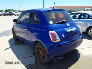 2012 FIAT 500 Pop z VIN 3C3CFFAR1CT198448, wystawiony jako IAAI lot #42088618 z przebiegiem 128 343 mil mil oraz . Historia ofert i sprzedaży dostępna na DreamBid. Obrazek 3.