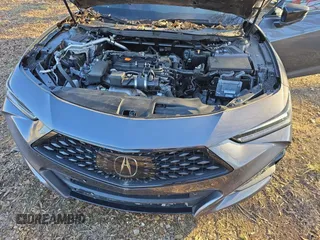 2023 Acura TLX w/A-Spec Package with VIN 19UUB6F59PA003826, listed as a Copart auction lot 47489445 with 9,291 mi miles and Salvage Title. Bid and sale history available at carsss.com. Image 7.
