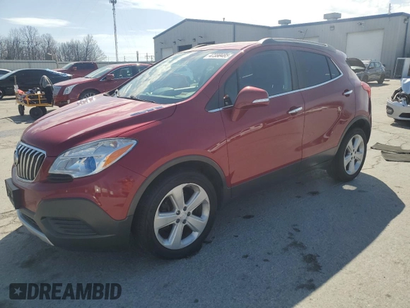 2016 Buick Encore with VIN KL4CJASB7GB624305, listed as a Copart auction lot 47380465 with 132,062 mi miles and Salvage Title. Bid and sale history available at DreamBid. Image 1.