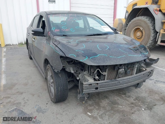 2015 Nissan Sentra S with VIN 3N1AB7AP3FY267069, listed as a IAAI auction lot 42021321 with 110,563 mi miles. Bid and sale history available at carsss.com. Image 1.