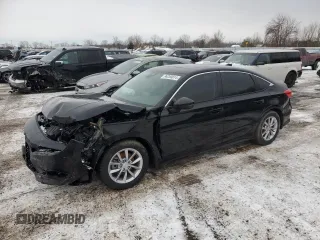 2024 Honda Civic Sedan EX with VIN 2HGFE2F32RH117663, listed as a Copart auction lot 86250814 with 12,043 mi miles and Salvage Title. Bid and sale history available at carsss.com. Image 1.