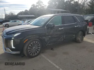 2024 Hyundai Palisade Calligraphy z VIN KM8R74GE2RU681128, wystawiony jako Copart lot #47259115 z przebiegiem 20 742 mil mil oraz Szkoda całkowita • Salvage title. Historia ofert i sprzedaży dostępna na DreamBid. Obrazek 1.