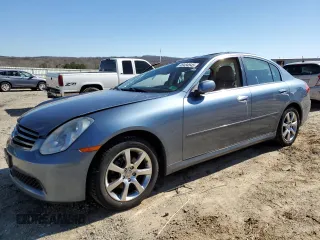 2005 Infiniti G35 with VIN JNKCV51F45M306647, listed as a Copart auction lot 46434545 with 93,084 mi miles and Salvage Title. Bid and sale history available at carsss.com. Image 1.