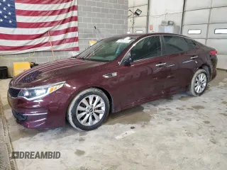 2018 Kia Optima S with VIN 5XXGT4L38JG259791, listed as a Copart auction lot 51423725 with 86,688 mi miles and Salvage title. Bid and sale history available at DreamBid. Image 1.