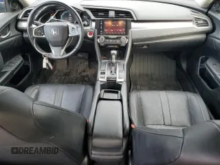 2017 Honda Civic EX-L with VIN 19XFC1F71HE004265, listed as a Copart auction lot 58888865 with 89,359 mi miles and Salvage title. Bid and sale history available at DreamBid. Image 8.