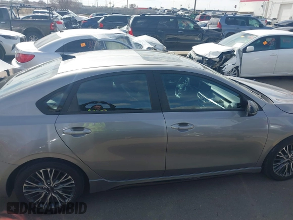 2023 Kia Forte GT-Line with VIN 3KPF54AD7PE568333, listed as a IAAI auction lot 41778382 with 24,536 mi miles. Bid and sale history available at carsss.com. Image 13.