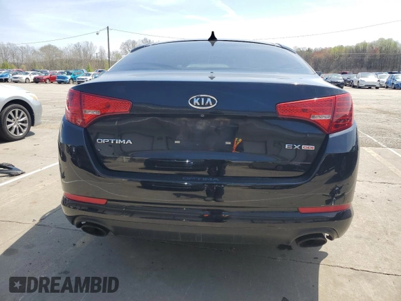 2012 Kia Optima EX with VIN 5XXGN4A75CG086010, listed as a Copart auction lot 51249335 with 193,013 mi miles and Salvage Title. Bid and sale history available at carsss.com. Image 6.