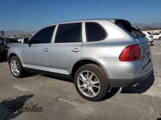 2004 Porsche Cayenne with VIN WP1AA29P44LA23409, listed as a Copart auction lot 46017985 with 82,924 mi miles and Salvage Title. Bid and sale history available at carsss.com. Image 2.