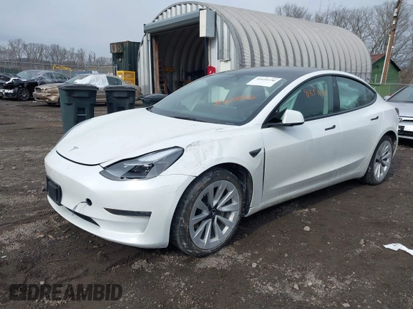 2023 Tesla Model 3 Long Range with VIN 5YJ3E1EB8PF600291, listed as a IAAI auction lot 41651156 with 37,055 mi miles and . Bid and sale history available at DreamBid. Image 6.