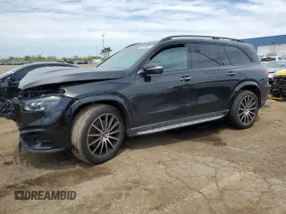 2024 Mercedes-Benz GLS 450 z VIN 4JGFF5KE6RB165577, wystawiony jako Copart lot #56456895 z przebiegiem 15 025 mil mil oraz Czysty tytuł • Clean title. Historia ofert i sprzedaży dostępna na DreamBid. Obrazek 1.