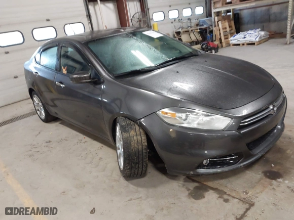 2014 Dodge Dart Limited with VIN 1C3CDFCBXED822116, listed as a IAAI auction lot 41442141 with 74,407 mi miles. Bid and sale history available at carsss.com. Image 1.