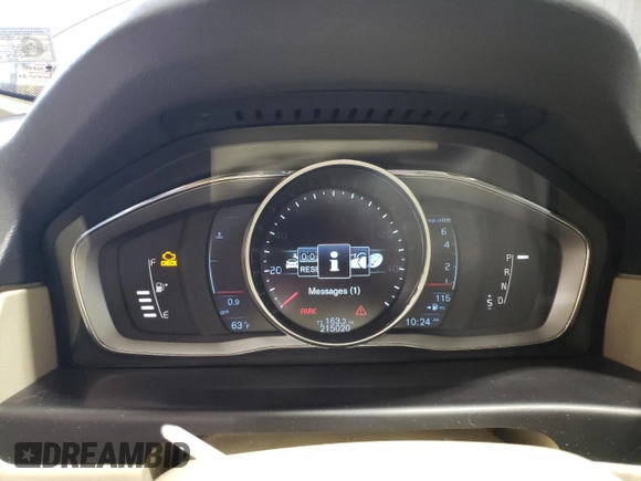 2014 Volvo XC70 T6 with VIN YV4902BZXE1175238, listed as a Copart auction lot 53198745 with 215,020 mi miles and Clean Title. Bid and sale history available at DreamBid. Image 9.