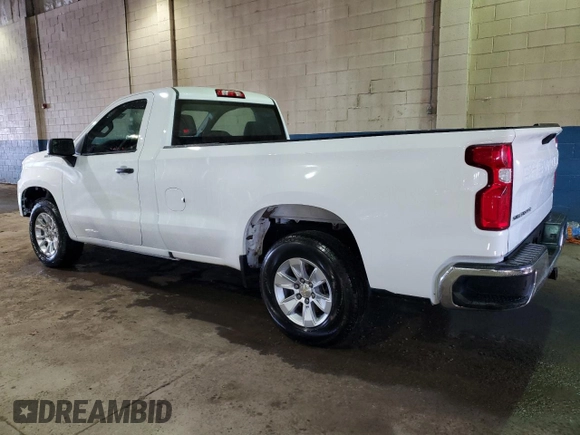 2020 Chevrolet Silverado 1500 Work Truck with VIN 3GCNWAEF6LG387614, listed as a Copart auction lot 45929705 with 1,824 mi miles and Clean Title. Bid and sale history available at DreamBid. Image 2.