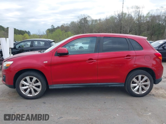 2014 Mitsubishi Outlander Sport ES with VIN 4A4AP3AU3EE026579, listed as a IAAI auction lot 41833606 with 104,583 mi miles. Bid and sale history available at carsss.com. Image 14.