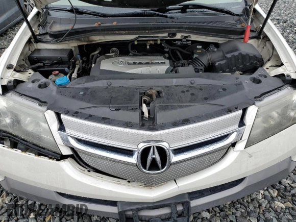 2009 Acura MDX with VIN 2HNYD28229H512144, listed as a Copart auction lot 51107965 with 192,214 mi miles and Clean Title. Bid and sale history available at carsss.com. Image 12.