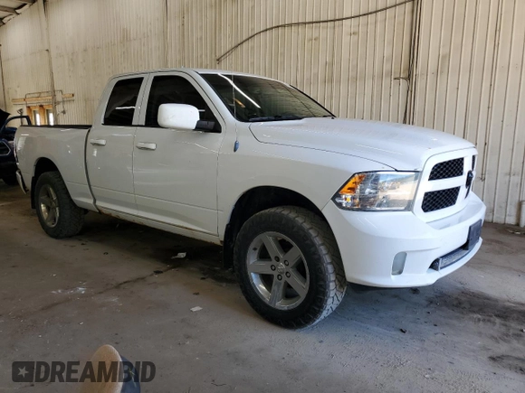 2014 Ram 1500 Express with VIN 1C6RR7FT6ES150981, listed as a Copart auction lot 64247135 with 178,267 mi miles and Salvage title. Bid and sale history available at DreamBid. Image 4.