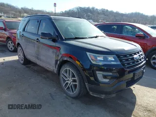 2017 Ford Explorer Sport with VIN 1FM5K8GT9HGD02111, listed as a IAAI auction lot 41395462 with 105,000 mi miles and . Bid and sale history available at carsss.com. Image 1.