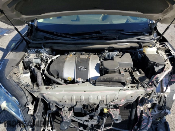 2019 Lexus RX 350L Premium with VIN JTJGZKCAXK2012648, listed as a Copart auction lot 44417555 with 27,464 mi miles and Salvage title. Bid and sale history available at DreamBid. Image 12.
