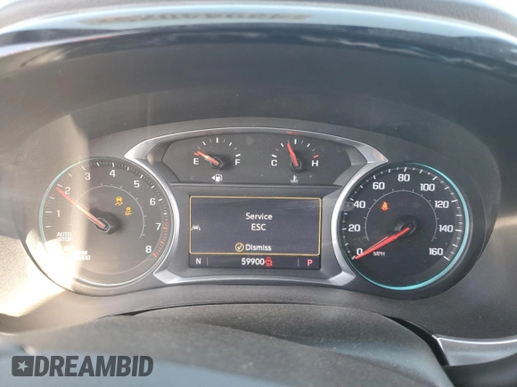 2022 Chevrolet Traverse LT Cloth with VIN 1GNEVGKW6NJ107130, listed as a Copart auction lot 43944025 with 59,900 mi miles and Salvage title. Bid and sale history available at DreamBid. Image 9.