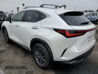 2023 Lexus NX 250 with VIN JTJADCAZ5P5011769, listed as a Copart auction lot 59917725 with 21,887 mi miles and Salvage title. Bid and sale history available at DreamBid. Image 2.