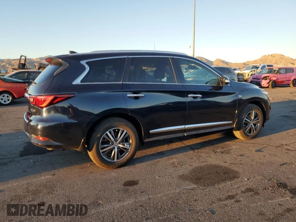 2020 Infiniti QX60 Luxe with VIN 5N1DL0MN4LC513281, listed as a Copart auction lot 89108495 with 65,021 mi miles and Salvage Title. Bid and sale history available at DreamBid. Image 3.