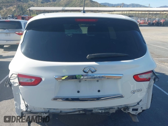 2014 Infiniti QX60 with VIN 5N1AL0MN1EC548883, listed as a IAAI auction lot 41965454 with 119,324 mi miles. Bid and sale history available at carsss.com. Image 17.