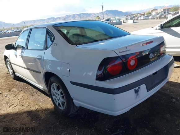 2004 Chevrolet Impala with VIN 2G1WF52E449445621, listed as a IAAI auction lot 41706405 with 104,563 mi miles. Bid and sale history available at carsss.com. Image 3.