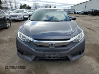 2017 Honda Civic EX with VIN 2HGFC2F87HH016523, listed as a Copart auction lot 53541115 with 156,221 mi miles and Salvage Title. Bid and sale history available at DreamBid. Image 5.