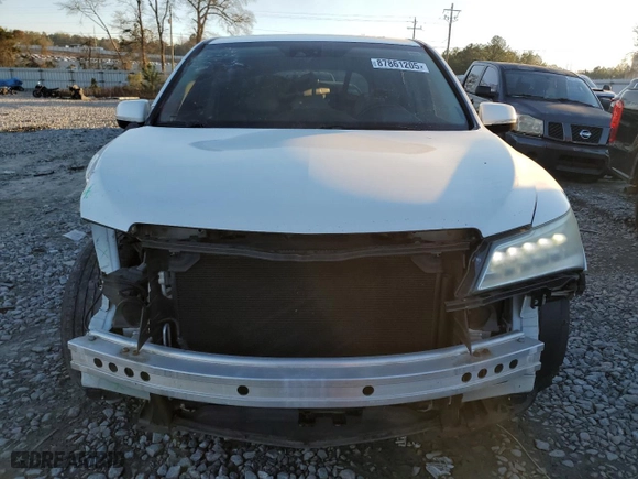 2015 Acura MDX Tech Pkg with VIN 5FRYD3H48FB007674, listed as a Copart auction lot 87861205 with 119,866 mi miles and Salvage Title. Bid and sale history available at carsss.com. Image 5.